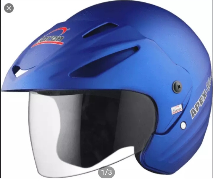 Aaron apex warrior Motorbike Helmet For Men and Women-Blue Price in bd
