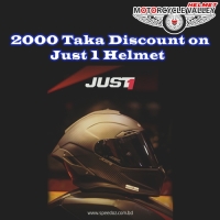 2000 Taka Discount on Just 1 Helmet