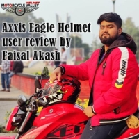 Axxis Eagle helmet user review by Faisal Akash