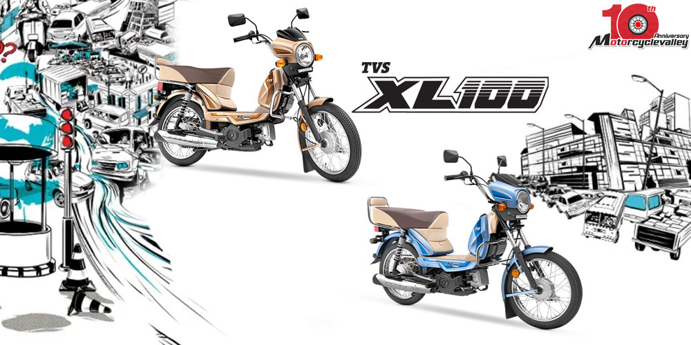 TVS XL 100 - The Symbol of Progress