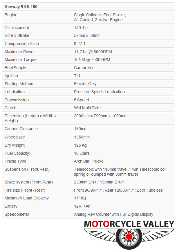 keeway-rks-150-specs