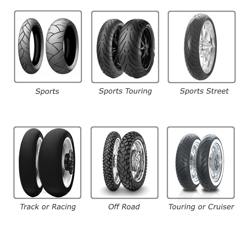 Types of motorcycle tyres