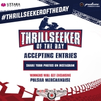 Bajaj Pulsar Thrill Seeker of the Day campaign