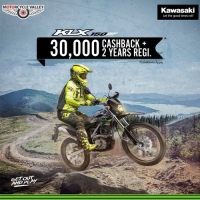 Cash back offer on Kawasaki KLX 150 BF