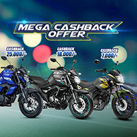 25000 Taka Cashback on Yamaha bikes