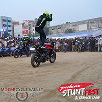 Bajaj Pulsar Stunt Fest & Service Camp