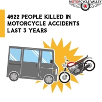 4622 People Killed in Motorcycle Accidents Last 3 Years