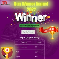 Quiz Winners August 2022