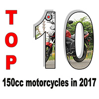 Top 10 150cc motorcycles in 2017