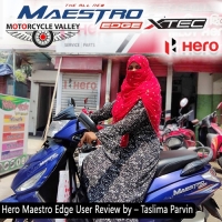 Hero Maestro Edge User Review by – Taslima Parvin