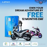 Lifan bikes now within reach with 0% EMI for 12 months