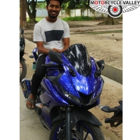 Yanaha R15 V3 Racing Blue User Review 8000km by Reshan